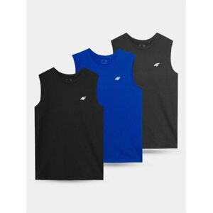 4F, Herren, Hemden, ärmelloses Herrenhemd, Mehrfarbig, (M) 4F, Herren, Hemden, ärmelloses Herrenhemd, Mehrfarbig, (M)