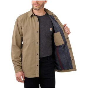 Carhartt, Herren, Hemden, Koszula Ocieplana Rugged Flex Khaki, Braun, (S) Carhartt, Herren, Hemden, Koszula Ocieplana Rugged Flex Khaki, Braun, (S)