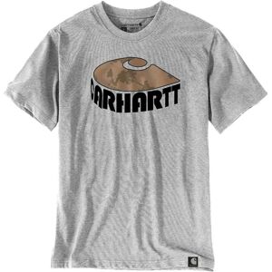 Carhartt, Herren, Shirts, Koszulka Heavyweight Camo C Heather Gray, Grau, (M) Carhartt, Herren, Shirts, Koszulka Heavyweight Camo C Heather Gray, Grau, (M)