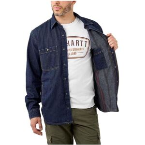 Carhartt, Herren, Hemden, Denim Fleece Lined Snap Front Shirt, Blau, (XXL) Carhartt, Herren, Hemden, Denim Fleece Lined Snap Front Shirt, Blau, (XXL)