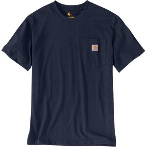Carhartt, Herren, Shirts, Workw Pocket S/S, Blau, (L) Carhartt, Herren, Shirts, Workw Pocket S/S, Blau, (L)