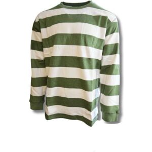 Taikan, Herren, Pullover, Everything Striped Longsleeve Crew Sweatshirt Green - 1306004.GRN, Mehrfarbig, Grün, (XL) Taikan, Herren, Pullover, Everything Striped Longsleeve Crew Sweatshirt Green - 1306004.GRN, Mehrfarbig, Grün, (XL)