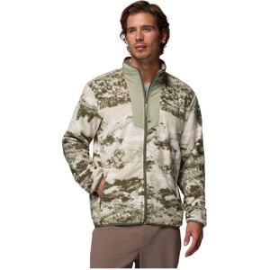 Columbia, Herren, Pullover, Sequoia Grove Printed Full Zip, Beige, Grün, (L) Columbia, Herren, Pullover, Sequoia Grove Printed Full Zip, Beige, Grün, (L)