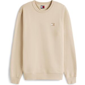 Tommy Jeans, Herren, Pullover, Tjm Reg Badge Crew Ext, Beige, (XXL) Tommy Jeans, Herren, Pullover, Tjm Reg Badge Crew Ext, Beige, (XXL)