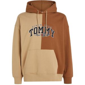 Tommy Hilfiger Herren, Pullover, Tjm Rlx Varsity Herren Kapuzenpullover, Beige, (XL) Tommy Hilfiger Herren, Pullover, Tjm Rlx Varsity Herren Kapuzenpullover, Beige, (XL)