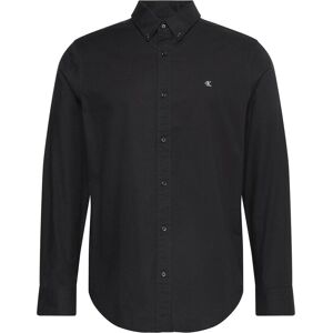 Calvin Klein Jeans, Herren, Hemden, Ls Solid Oxford Classic Shirt, Schwarz, (M) Calvin Klein Jeans, Herren, Hemden, Ls Solid Oxford Classic Shirt, Schwarz, (M)