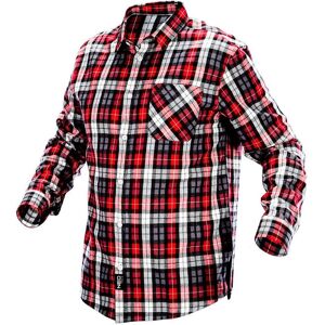Neo, Herren, Hemden, Flanellhemd rötlich-grau-weisses Gittergewebe Grösse XXL, Weiss, Grau, Rot, (XXL) Neo, Herren, Hemden, Flanellhemd rötlich-grau-weisses Gittergewebe Grösse XXL, Weiss, Grau, Rot, (XXL)