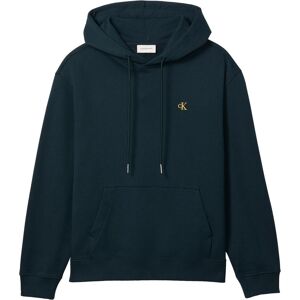 Calvin Klein Jeans, Herren, Pullover, Ls 350terry Eu Monogram Hoodie, Blau, (XL) Calvin Klein Jeans, Herren, Pullover, Ls 350terry Eu Monogram Hoodie, Blau, (XL)
