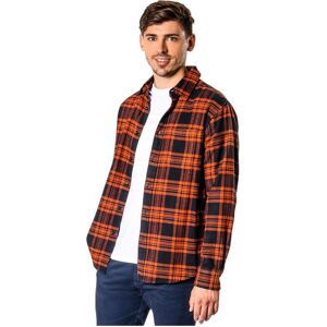 Stier, Herren, Hemden, Heavy Flannel Shirt S warm clay, Orange, Blau, Braun, (S) Stier, Herren, Hemden, Heavy Flannel Shirt S warm clay, Orange, Blau, Braun, (S)