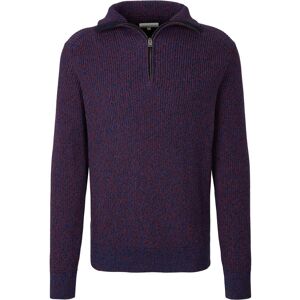 Tom Tailor, Herren, Pullover, Strickpullover mit Troyerkragen, Blau, (M) Tom Tailor, Herren, Pullover, Strickpullover mit Troyerkragen, Blau, (M)