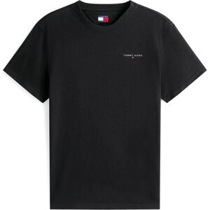 Tommy Jeans, Herren, Shirts, Tjm Slim Linear Chest Tee Ext, Schwarz, (XL) Tommy Jeans, Herren, Shirts, Tjm Slim Linear Chest Tee Ext, Schwarz, (XL)