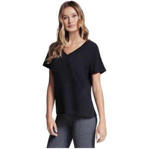 Skechers, Herren, Shirts, Pima-T-Shirt mit V-Ausschnitt, Schwarz, für Herren, Schwarz, (M) Skechers, Herren, Shirts, Pima-T-Shirt mit V-Ausschnitt, Schwarz, für Herren, Schwarz, (M)
