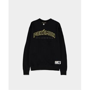 Pokémon, Herren, Pullover, Oversized Men's Crewneck Sweater, Schwarz, (M) Pokémon, Herren, Pullover, Oversized Men's Crewneck Sweater, Schwarz, (M)