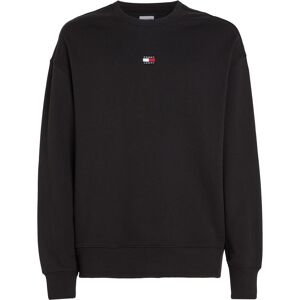 Tommy Jeans, Herren, Pullover, Relaxed Badge, Schwarz, (L) Tommy Jeans, Herren, Pullover, Relaxed Badge, Schwarz, (L)