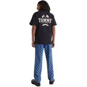 Tommy Hilfiger Herren, Shirts, Tjm Rlxd Modern Prep Back Logo Herren T-Shirt, Schwarz, (L) Tommy Hilfiger Herren, Shirts, Tjm Rlxd Modern Prep Back Logo Herren T-Shirt, Schwarz, (L)