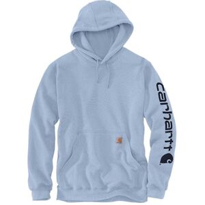 Carhartt, Herren, Pullover, Bluza Mid Signature Sleeve Logo Fog Blue, Blau, (XS) Carhartt, Herren, Pullover, Bluza Mid Signature Sleeve Logo Fog Blue, Blau, (XS)