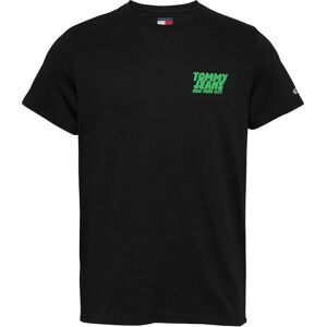 Tommy Jeans, Herren, Shirts, Tjm Slim Bubble Print Ss Tee Ext, Schwarz, (XL) Tommy Jeans, Herren, Shirts, Tjm Slim Bubble Print Ss Tee Ext, Schwarz, (XL)