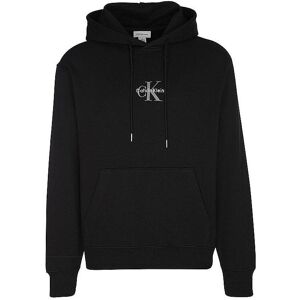 Calvin Klein Jeans, Herren, Pullover, Ls Eu 350terry Micro Monologo Ho, Schwarz, (XL) Calvin Klein Jeans, Herren, Pullover, Ls Eu 350terry Micro Monologo Ho, Schwarz, (XL)