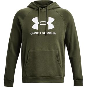 Under Armour, Herren, Pullover, Fleece-Sweatshirt mit Logo, Grün, (S) Under Armour, Herren, Pullover, Fleece-Sweatshirt mit Logo, Grün, (S)