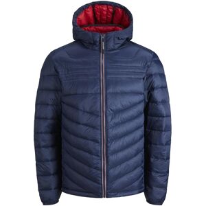 Jack & Jones, Herren, Winterjacken, Leichte Kapuzen Wattierte Jacke, Blau, (L) Jack & Jones, Herren, Winterjacken, Leichte Kapuzen Wattierte Jacke, Blau, (L)