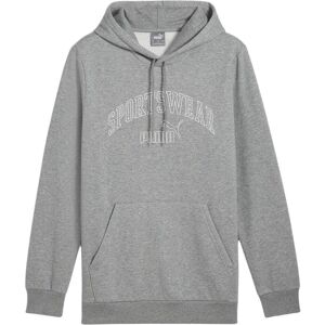 Puma Herren, Pullover, Bluza męska Ess+ Logo LAB Gradient Hoodie FL szara 681775 03 M, Grau, Silber, (M) Puma Herren, Pullover, Bluza męska Ess+ Logo LAB Gradient Hoodie FL szara 681775 03 M, Grau, Silber, (M)