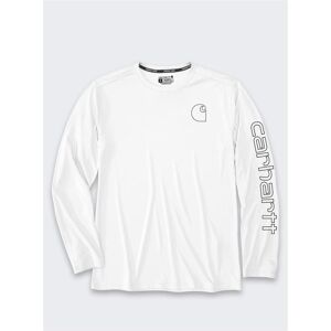 Carhartt, Herren, Shirts, Weisses T-Shirt mit Sun Defender-Lichtlogo, Weiss, (XL) Carhartt, Herren, Shirts, Weisses T-Shirt mit Sun Defender-Lichtlogo, Weiss, (XL)