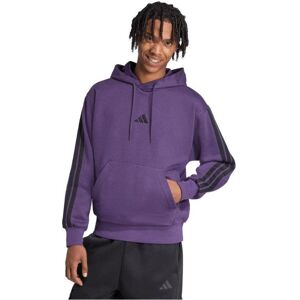 Adidas Herren, Pullover, Herren Essentials 3-Streifen Fleece Lila Sweatshirt, Violett, (M) Adidas Herren, Pullover, Herren Essentials 3-Streifen Fleece Lila Sweatshirt, Violett, (M)