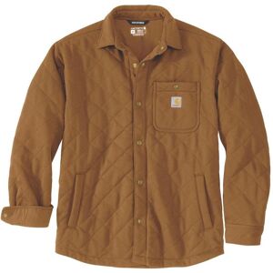 Carhartt, Herren, Hemden, Giacca Camicia con Bottonatura Rapida Trapuntata, Braun, (XL) Carhartt, Herren, Hemden, Giacca Camicia con Bottonatura Rapida Trapuntata, Braun, (XL)