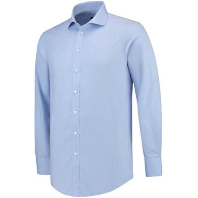 Malfini, Herren, Hemden, Fitted Stretch Shirt M MLI-T23TC blue, Blau, (40) Malfini, Herren, Hemden, Fitted Stretch Shirt M MLI-T23TC blue, Blau, (40)