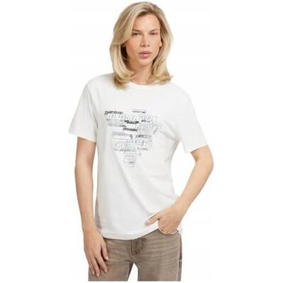 Guess Herren, Shirts, Abstraktes Dreiecks-T-Shirt für Herren, (XL) Guess Herren, Shirts, Abstraktes Dreiecks-T-Shirt für Herren, (XL)