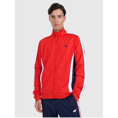 4F, Herren, Pullover, Herren-Sweatshirt mit Reissverschluss, ohne Kapuze, (L) 4F, Herren, Pullover, Herren-Sweatshirt mit Reissverschluss, ohne Kapuze, (L)