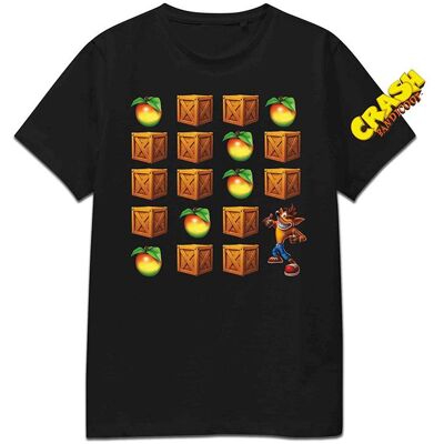 Bioworld, Herren, Shirts, T-Shirt Crash Apple Crate Tee L (Italian Import), Mehrfarbig, (L) Bioworld, Herren, Shirts, T-Shirt Crash Apple Crate Tee L (Italian Import), Mehrfarbig, (L)