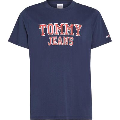 Tommy Hilfiger Herren, Shirts, TJM Essential TJ Tee DM0DM16405 C87 M, Blau, (M) Tommy Hilfiger Herren, Shirts, TJM Essential TJ Tee DM0DM16405 C87 M, Blau, (M)