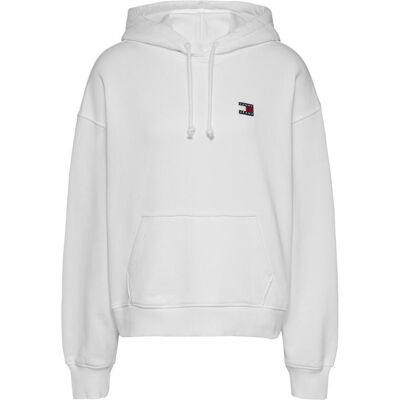 Tommy Jeans, Herren, Pullover, Tjw Bxy Badge Hoodie Ext, Mehrfarbig, Weiss, (M) Tommy Jeans, Herren, Pullover, Tjw Bxy Badge Hoodie Ext, Mehrfarbig, Weiss, (M)
