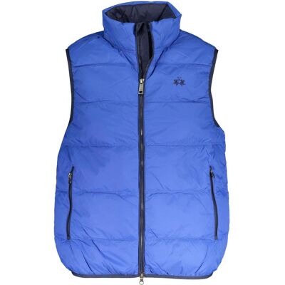 La Martina, Herren, Winterjacken, Blaue Polyamid Herren Jacke, Blau, (L) La Martina, Herren, Winterjacken, Blaue Polyamid Herren Jacke, Blau, (L)