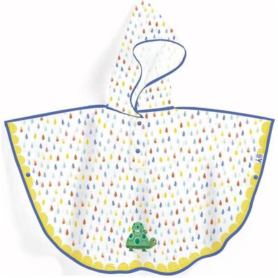 Djeco, Unisex, Regenjacken, Regenponcho Schildkröte (80x46cm), Mehrfarbig, (S) Djeco, Unisex, Regenjacken, Regenponcho Schildkröte (80x46cm), Mehrfarbig, (S)