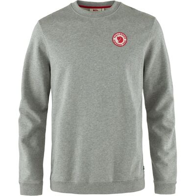 Fjällräven, Herren, Pullover, 1960 Logo Badge Sweater, Grau, (XXL) Fjällräven, Herren, Pullover, 1960 Logo Badge Sweater, Grau, (XXL)
