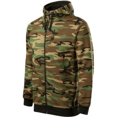 Malfini, Herren, Pullover, Camo Zipper M MLI-C1933 sweatshirt, Braun, Mehrfarbig, (L) Malfini, Herren, Pullover, Camo Zipper M MLI-C1933 sweatshirt, Braun, Mehrfarbig, (L)
