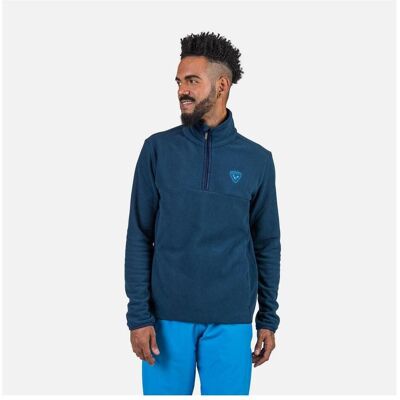 Rossignol Strawpile Half Zip Marineblau - Polar Fleece Jacke Rossignol Strawpile Half Zip Marineblau - Polar Fleece Jacke