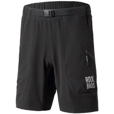 Rockbros, Herren, Shorts, Szorty YDDK015 z paskiem rozmiar XXL - czarne, Schwarz, (XXL) Rockbros, Herren, Shorts, Szorty YDDK015 z paskiem rozmiar XXL - czarne, Schwarz, (XXL)