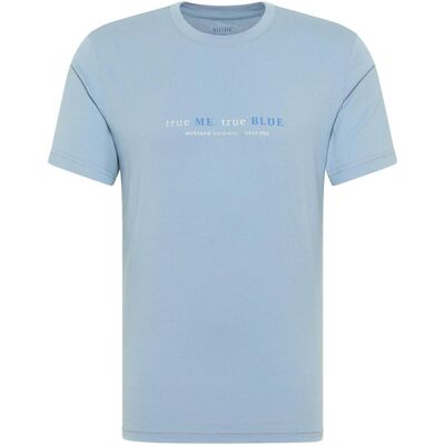 Mustang, Herren, Shirts, Style Alex C Print, Blau, (XXL) Mustang, Herren, Shirts, Style Alex C Print, Blau, (XXL)