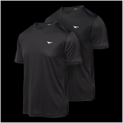 Thorn Fit Herren Kurzarm-T-Shirt JODIN 2er-Pack (Polyester), Uhrenarmband Thorn Fit Herren Kurzarm-T-Shirt JODIN 2er-Pack (Polyester), Uhrenarmband