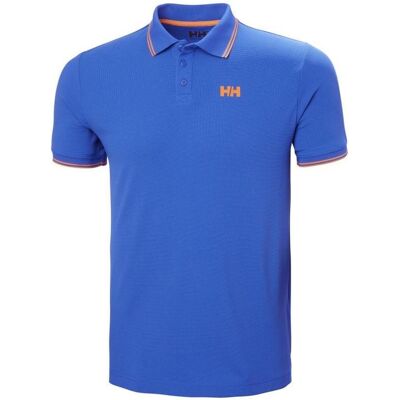 Helly Hansen, Herren, Shirts, Kos Polo, Orange, Blau, (M) Helly Hansen, Herren, Shirts, Kos Polo, Orange, Blau, (M)