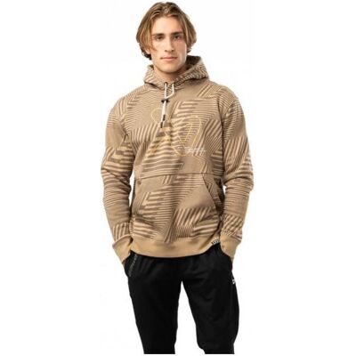 Bauer, Herren, Pullover, Bedruckter Fleece-Hoodie Sr, Mehrfarbig, Braun, Beige, (XL) Bauer, Herren, Pullover, Bedruckter Fleece-Hoodie Sr, Mehrfarbig, Braun, Beige, (XL)