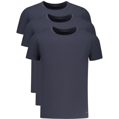 Tommy Hilfiger Herren, Shirts, Blu Cotton Men T-Shirt, Blau, (S) Tommy Hilfiger Herren, Shirts, Blu Cotton Men T-Shirt, Blau, (S)