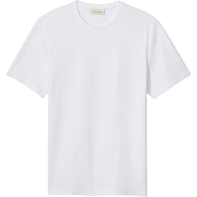 Calvin Klein Jeans, Herren, Shirts, Ss Classic Monogram Tee, Weiss, (M) Calvin Klein Jeans, Herren, Shirts, Ss Classic Monogram Tee, Weiss, (M)