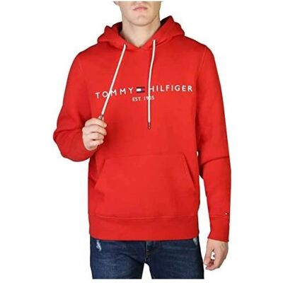 Tommy Hilfiger Herren, Pullover, uni(ohnefarbe), Gr. M, Rot, (M) Tommy Hilfiger Herren, Pullover, uni(ohnefarbe), Gr. M, Rot, (M)