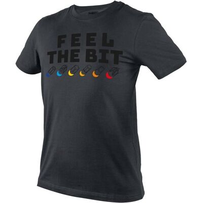 Neo, Herren, Shirts, T-Shirt mit Aufdruck, FEEL THE BIT, Grösse XXXL, Grau, (3XL) Neo, Herren, Shirts, T-Shirt mit Aufdruck, FEEL THE BIT, Grösse XXXL, Grau, (3XL)
