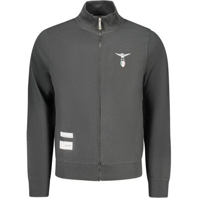 Accademia Militare, Herren, Pullover, Black Cotton Men Sweatshirt, Schwarz, (XXL) Accademia Militare, Herren, Pullover, Black Cotton Men Sweatshirt, Schwarz, (XXL)