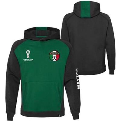 Outerstuff, Herren, Pullover, Fifa Contrast Raglan Hoodie Mexiko ml, Mehrfarbig, (L) Outerstuff, Herren, Pullover, Fifa Contrast Raglan Hoodie Mexiko ml, Mehrfarbig, (L)